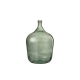 VASE BOTTLE GLASS GREEN